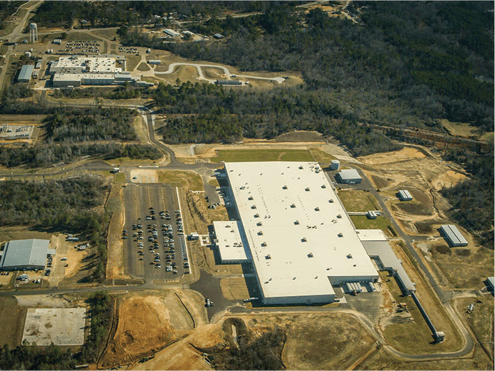 Aerial photo of Oxford facility